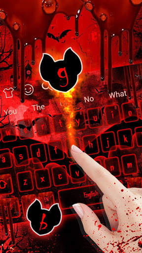 Bloody Bat Keyboard Theme screenshot 2