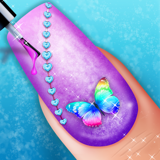 Nail Art Salon Girls Art Games icon
