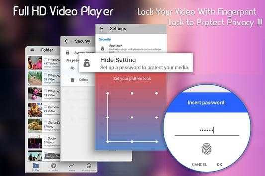 Full HD Video Player : Private Video Player screenshot 5
