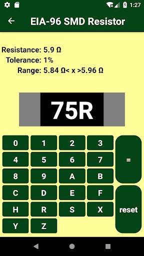 Resistor Calculator screenshot 3