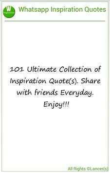 Inspiration Quote for Whatsapp screenshot 4