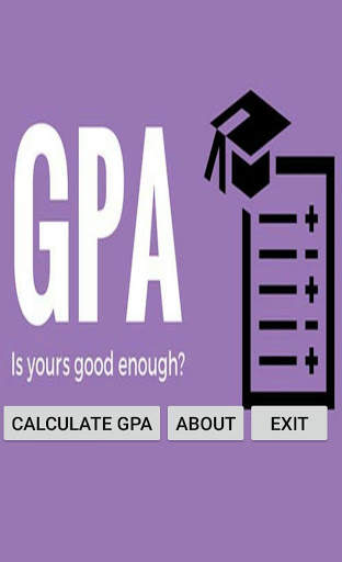 Simple GPA-Calculator screenshot 1