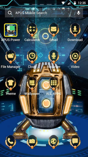 Time Machine APUS Launcher Theme screenshot 2