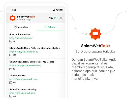 SalamWeb: Peramban untuk Musli screenshot 6