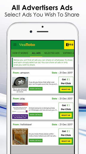 Share Ads & Make Money From Home स्क्रीनशॉट 5