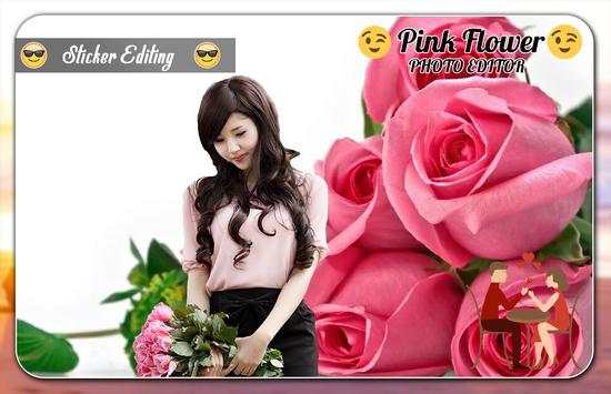 Pink Flowers Photo Frames screenshot 4
