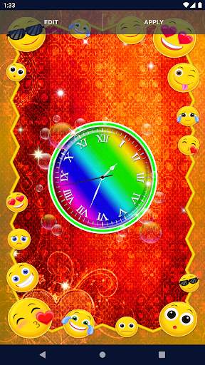 Live Wallpaper HD Clock screenshot 3