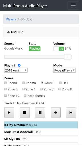 Multi Room Audio Player Remote screenshot 4