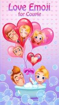 Love Emoji Keyboard for Couple screenshot 1