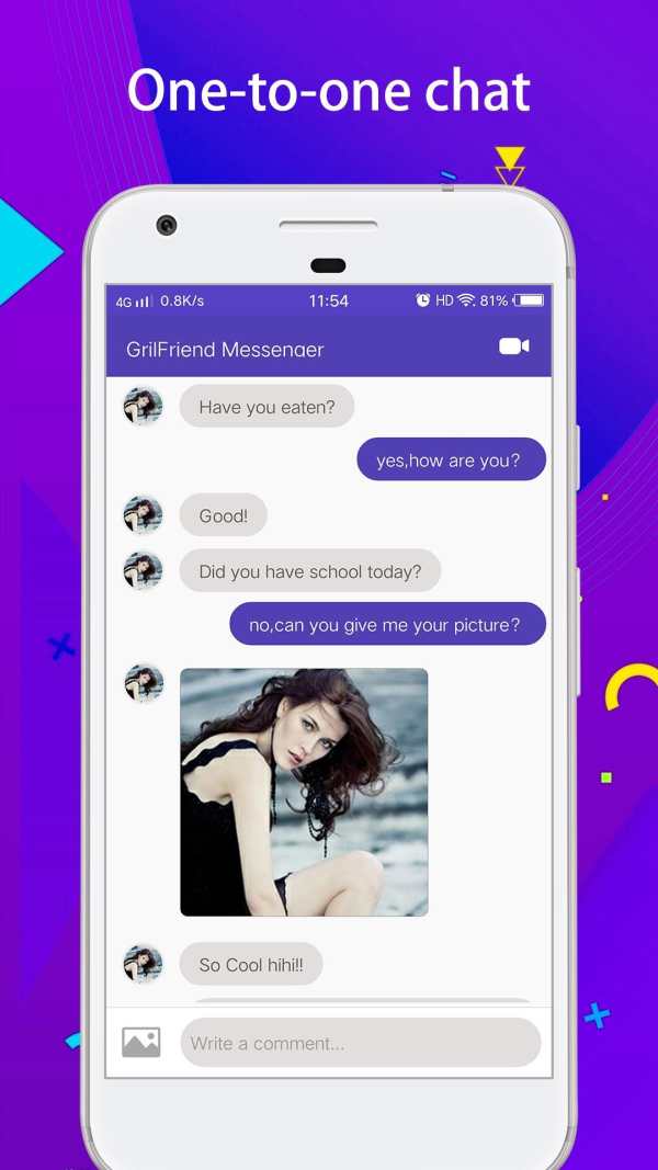 Funny Fake Chat Messenger Art screenshot 2