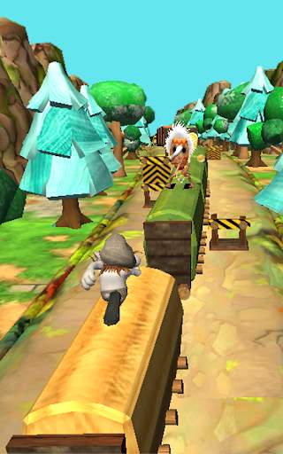 Subway Smurf Dash - Jungle Run Adventure screenshot 6
