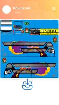Livery Bus Medan Jaya SHD screenshot 3