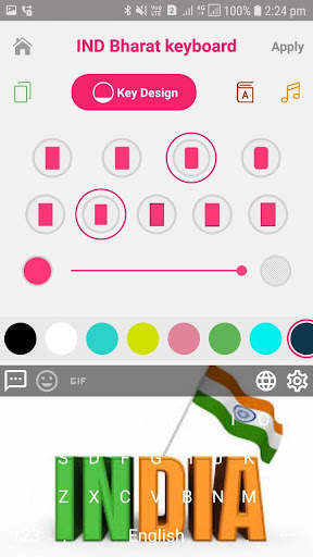 IND Bharat keyboard - awesome photo keyboard स्क्रीनशॉट 6