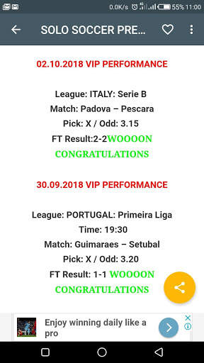 SOLO SOCCER PREDICTIONS screenshot 5