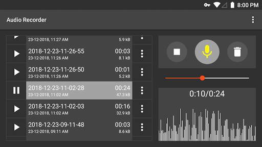 Audio Recorder (No Ads) screenshot 3