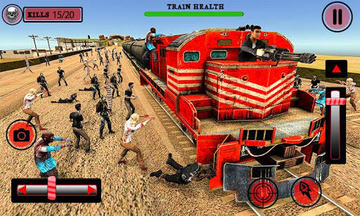 US Army Train Zombie Shooting screenshot 4