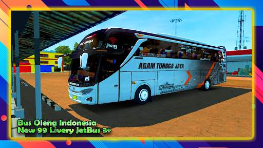Bus Oleng Indonesia - New 99 Livery JetBus 3  screenshot 7