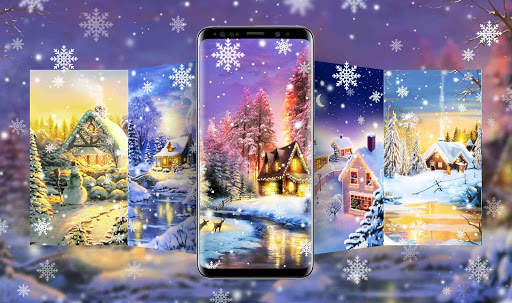 Winter Night Live Wallpapers screenshot 3