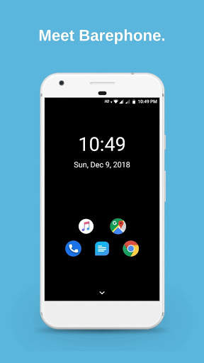 Barephone: Zero-clutter Minimal Launcher screenshot 1