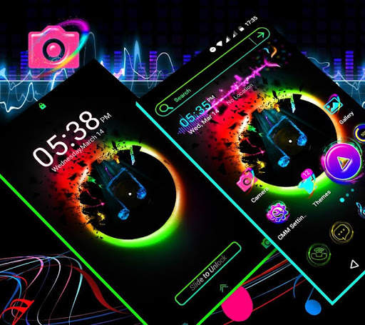 Music Launcher Theme 5 تصوير الشاشة