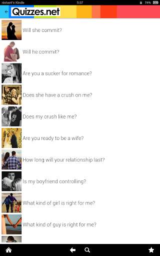 Quizzes - Love & Personality screenshot 13