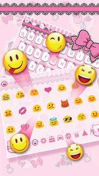 Pink Kitty Bàn phím Chủ đề screenshot 3