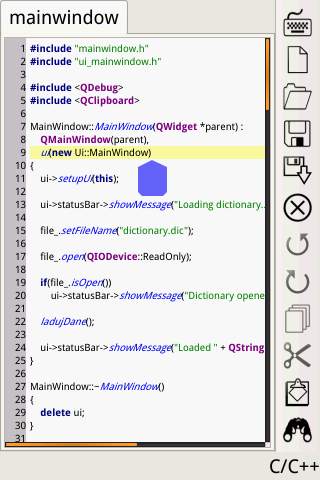 CommentR code editor 1 تصوير الشاشة
