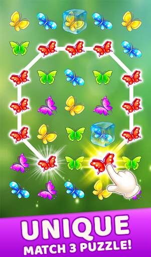 Butterfly Puzzle Game-Butterfly Match 3 Games free screenshot 1