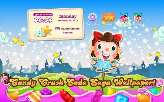 Tema Candy Crush Soda screenshot 8