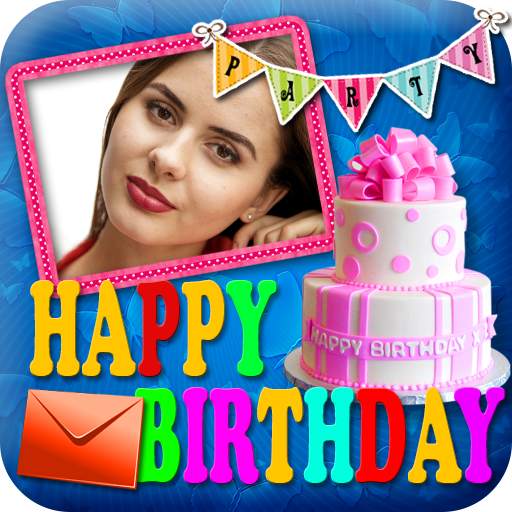 Birthday - Photo Frames,Greetings,cake with name 1.5
