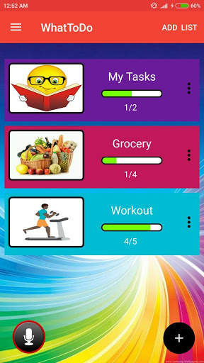 WhatToDo: To-do list screenshot 1