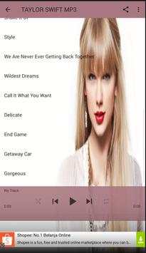 Taylor Swift Mp3 screenshot 5