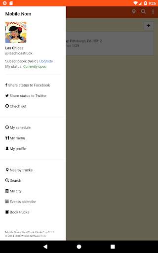 Mobile Nom - Food Truck Finder screenshot 9