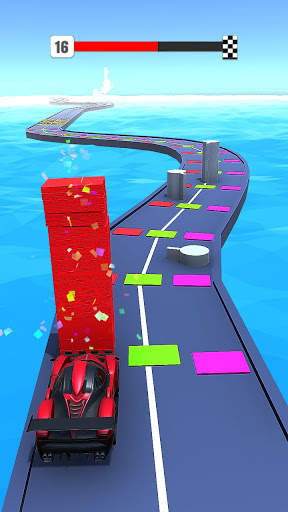 Stack Roads Master - Lucky Color Road Dash Run скриншот 2