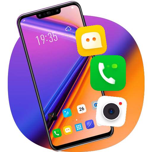 Abstract glass galaxy note 10 theme hd launcher 2.0.1