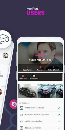 Udio - Sri Lankan Carpooling App screenshot 3