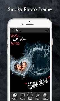 Smoky Text Photo Frame screenshot 3