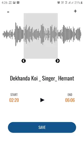 Ringtone Cutter & Song - MP3 cutter and merger app screenshot 2