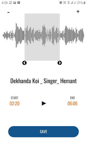 Ringtone Cutter & Song - MP3 cutter and merger app screenshot 2