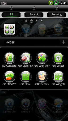 Black Pearl GO Launcher Theme screenshot 4