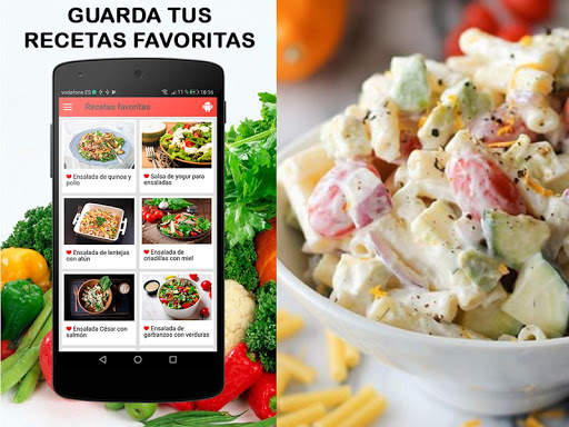 Recetas de ensaladas saludables dieta de adelgazar screenshot 18