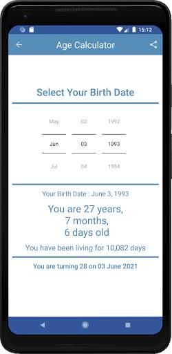 AgeCalculator - What is my Age screenshot 3