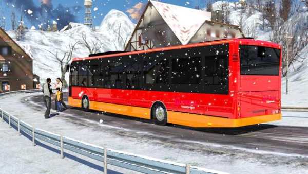 Driving Simulator Games : Hill Bus Coach screenshot 1