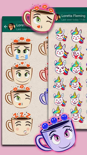 I Love Coffee Emoji Stickers screenshot 5