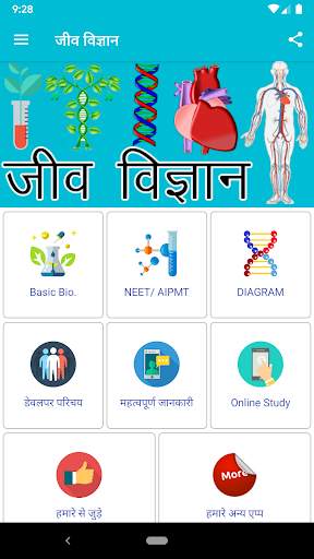 Biology in hindi (General and  screenshot 1