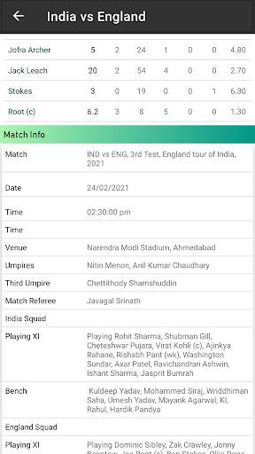 Cricket Live Line Guru Fast Line screenshot 7