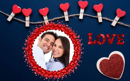 Romantic Love Photo Frames 4 تصوير الشاشة
