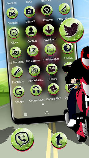 Highway Rider Theme Launcher screenshot 2