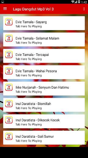 Lagu Dangdut Mp3 Vol 3 screenshot 5