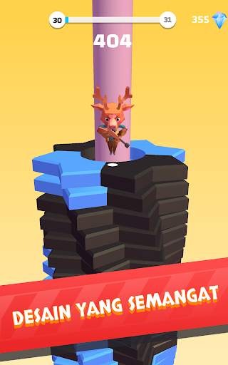 Helix Stack Jump: Bola Smash screenshot 7